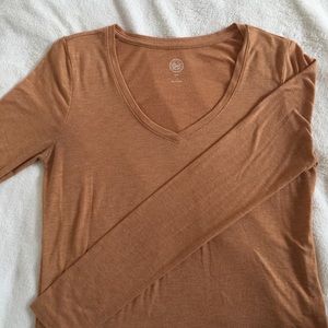SO burnt orange long sleeve